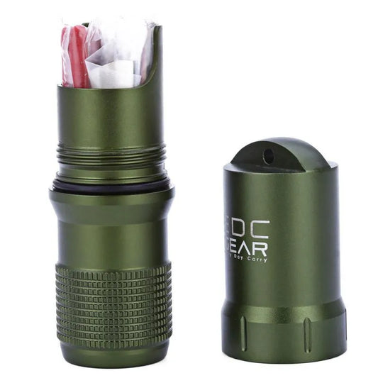 Capsule EDC Waterproof Box Hike Survival Seal Survive Trunk Container Holder